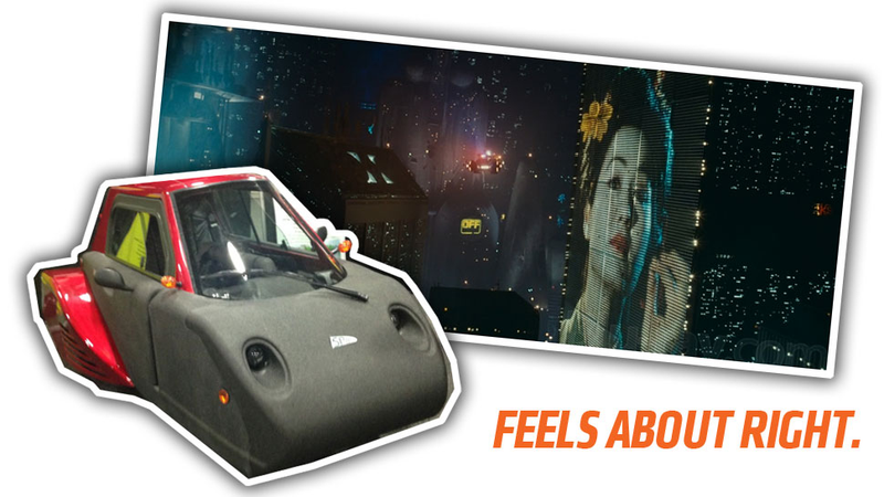 Illustration for article titled What It's Like To Drive A Car Made Of Styrofoam